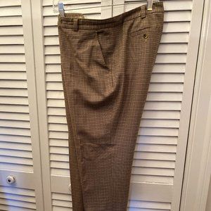 Robin Howe, charcoal gray and beige dress pants, c